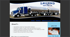 Desktop Screenshot of legendtanklines.com